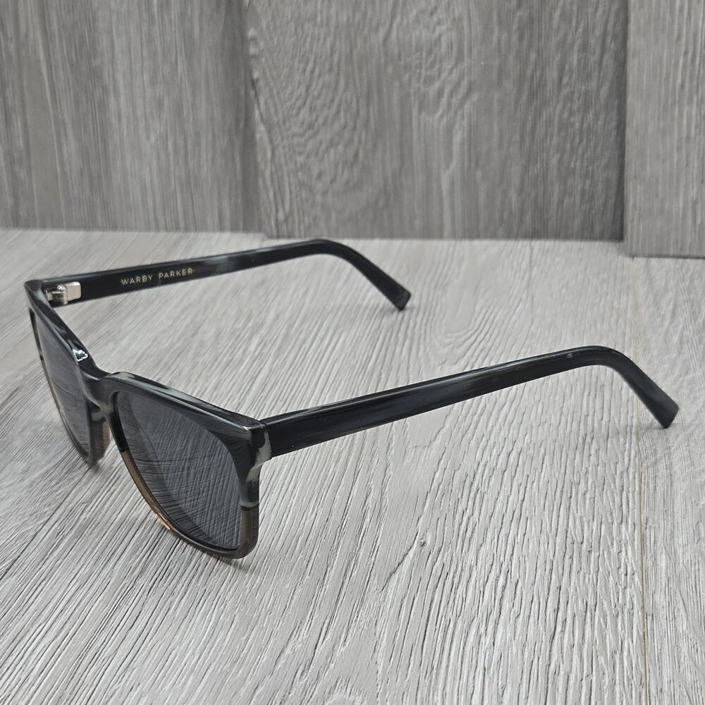 Warby Parker Eyeglasses BlueAntique Shale Fade FRAMES ONLY Barkley 52-16-142 - Picture 5 of 6
